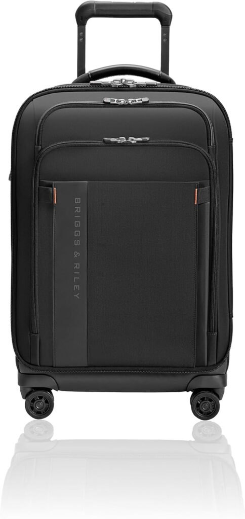 Briggs &amp; Riley carry-on luggage, ideal for business travelers.