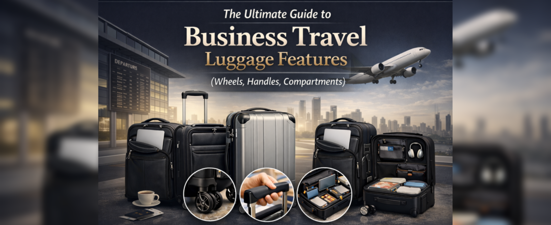 The Ultimate Guide to Business Travel Luggage Features (Wheels, Handles, Compartments)