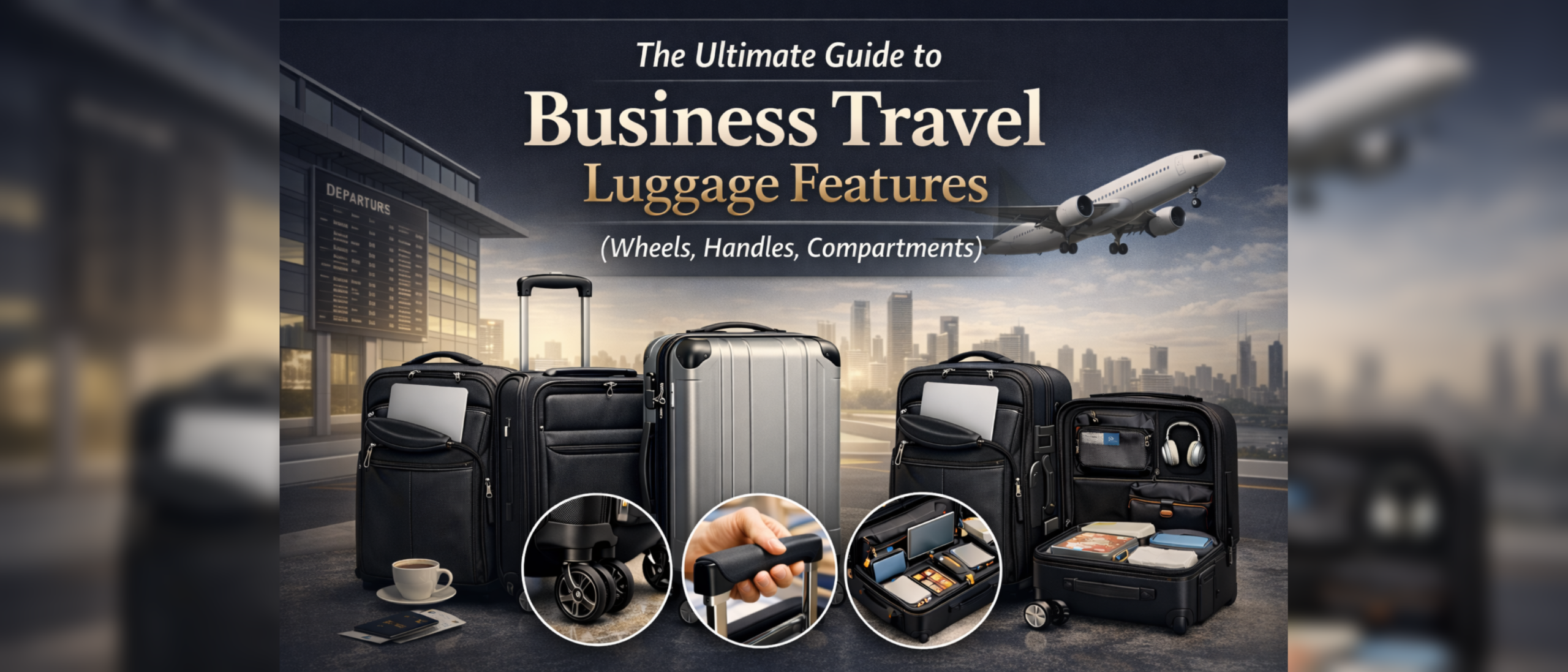 The Ultimate Guide to Business Travel Luggage Features (Wheels, Handles, Compartments)