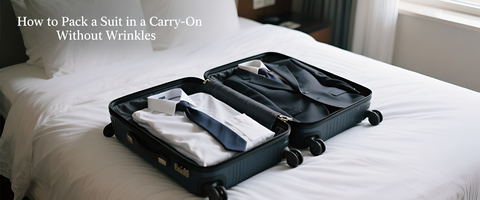 How to Pack a Suit in a Carry-On Without Wrinkles