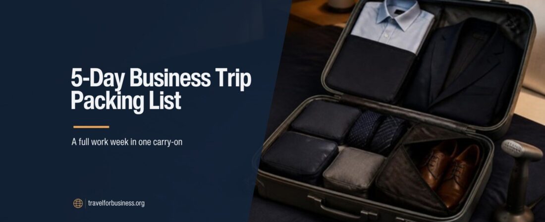 5-Day Business Trip Packing List: A Full Work Week in a Carry-On